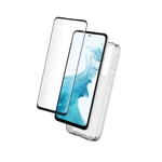 Pack Samsung G A54 5G Coque Transparente + Verre trempé Bigben - Neuf