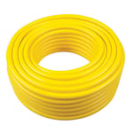 Garden Hose Pipe Reinforced PVC Flexible For Water Air Oil Gase 30m Yellow