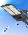 JAYNLT 7000W Lampadaire Solaire Exterieur, 6500K Spot Solaire Exterieur avec Télécommande, Étanche IP67 Projecteur Solaire avec Detecteur de Mouvement pour Jardin, Cour, Maison, Allée, Chemin, Garage