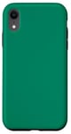 Coque pour iPhone XR Couleur vert émeraude