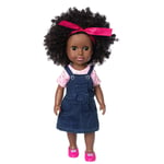 Reborn Baby Dolls Black Girl, poupées de bébé Reborn réalistes avec Vinyle de Silicone de Simulation Souple pour Les 3 Ans et Plus,F