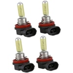 Tlily - 4X H11 55W 3000K Jaune D'or Au Xénon hid HalogèNe Lumière Brouillard Lampe Ampoule Phare