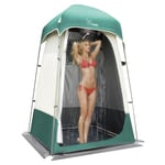 Tente de Douche d'extérieur pour vestiaire, abri de Camping Portable (Blanc + Vert)