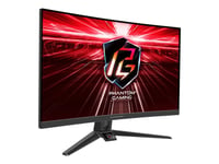 Asrock Phantom Gaming Pg27f15rs1a - Led-Skjerm - Gaming - Kurvet - 27" - 1920 X 1080 Full Hd (1080P) @ 240 Hz - Va - 300 Cd/M² - 3000:1 - Hdr10 - 1 Ms - 2Xhdmi, Displayport - Høyttalere