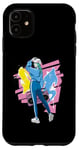 Coque pour iPhone 11 80s HipHop Girl Graffiti Boombox DJ 90s Breakdance Dancer