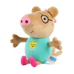 Genuine Peppa Pig 19Cm Dinosaur Teddy Bear Peppa George Daddy Mammy Plush Toy