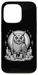 iPhone 13 Pro Sacred Satanic Owl with Candles | Dark Ritual Owl Witchcraft Case