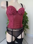 CHANTELLE GUEPIERE TAILLE 85D COULEUR ROUGE / NOIR REF 3457