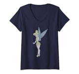 Disney Peter Pan Tinkerbell Vintage Portrait V-Neck T-Shirt