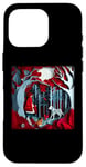 Coque pour iPhone 16 Pro Illustration en papier découpé Petit Chaperon rouge