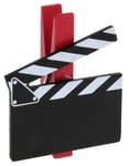 6 stk Treklyper Hollywood Filmklapper Tavle 5x5 cm