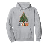 Cats Christmas Holiday Party Decorations - Ugly Christmas Pullover Hoodie