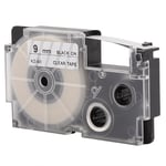 9Mm Tape Cartridge For Casio Label Maker Printer Kl-60/120/170/780/820 Cw L300