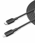 Anker USB C to Lightning Cable, 310 USB-C to Lightning Braided Cable(10ft, Black), MFi Certified, Fast Charging Cable for iPhone 14 Plus 14 14 Pro Max 13 13 Pro iPhone 12 (Charger Not Included)