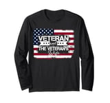 Veteran and The Veteran's Wife Patriotic Military Veterans Long Sleeve T-Shirt