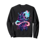 Robot Samurai Warrior Japanese Samurai Ninja Sweatshirt