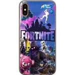 Apple iPhone X Genomskinligt Skal Fortnite