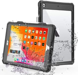 Coque Étanche Pour Ipad 10.2 2021/2020 / 2019 [9ème/8ème/7ème Génération] (Poseidon Case) Coque Étanche Ultra Résistante Avec Protection D'écran Intégré + Support Et Sangle De Cou Ipad 10.2.[G979]