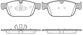 Bromsbelägg Remsa - Volvo - V60, Xc60, V90, Xc40, S60, Xc90, S90, C40, C40 awd. Polestar - 2 awd, 2