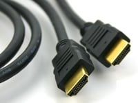 1.8m Basic HDMI To HDMI  v1.4 Black Cable Wire HDTV 3D 1080P Full HD Lead