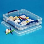 Really Useful Boxes 7 Litre Scrapbooking, Maps, Stationery Clear Storage Box