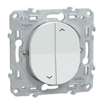 Schneider Electric - Interrupteur double pour volet roulant - Ovalis 6 ax