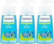 Clearasil Daily Clear Skin Perfecting Gel Wash Sensitive Pack of 3 x 150 ml