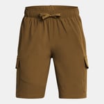 Short Cargo Under Armour Tech™ Woven pour garçon Coyote / Noir YMD (137 - 149 cm)