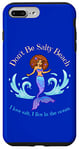 iPhone 7 Plus/8 Plus Black Mermaid Funny Sarcastic Salty Beach Melanin Women Girl Case