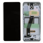 Ecran Lcd Complet Origine Samsung Galaxy S20 Blanc Gh82-22131b