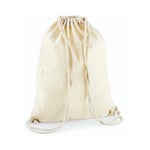 Westford Mill Cotton Gymsack - ryggsäck - NATURAL - One Size