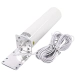 Wifi-antenn 4g Lte Antenn 12dbi Omni Antenn Hane 5m Dubbelkabel 2.4ghz För B315 E8372 E3372 Router