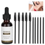 Eyelash Growth Serum Castor Oil Body Massage Essential Oil Liquid For Hai UK REL