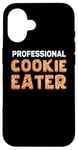 Coque pour iPhone 16 Professional Cookie Eater Biscuits de pain d'épice