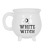 Witches Brew White Cauldron Coffee Mug Tea Soup 400ml Bone China Hot Drinks Mug