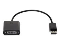 Hp Displayport To Dvi Adapter - Displayport-Adapter - Displayport (Hann) Til Dvi-D (Hunn) - Svart - For Probook 64X G4, 650 G4, 650 G5  Zbook 14 G2, 14U G4, 15 G2, 15U G2, 15U G3, 15U G4, 17 G3