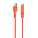 USB-C Kabel 10 W från Setty - 1,5 m. - Orange