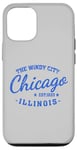 Coque pour iPhone 12/12 Pro Vintage Retro Love Chicago Illinois Windy City est une ville créée en 1833