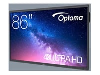 Optoma Creative Touch 5863RK - Classe de diagonale 86" 5-Series écran LCD rétro-éclairé par LED - interactive - avec écran tactile (multi-touches) - Android - 4K UHD (2160p) 3840 x 2160 - Direct...