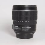 Canon Used EF-S 15-85mm f/3.5-5.6 IS USM Lens