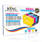 Non OEM 603XL Ink Cartridge For Epson XP-3100 XP-4100 XP-2100 WF-2810 WF-2830 