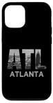 Coque pour iPhone 12/12 Pro City of Atlanta Georgia Skyline City of Atlanta Paysage urbain ATL Home