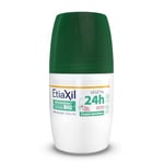 ETIAXIL - Déodorant Végétal Certifié BIO Parfum Lotus 24H - Aisselles - Adapté aux peaux sensibles - Roll-on -50 ml