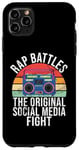 Coque pour iPhone 11 Pro Max Rap Battles The Social Media Fight Hip Hop des années 90