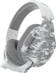 600 Gen 2 Max Camouflage Arctique Casque de jeu sans fil Multiplateforme avec Batterie de 48 Heures et plus pour PS5, PS4 et PC