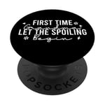 First Time Grandma Let the Spoiling Begin New 1st Time Gifts PopSockets Swappable PopGrip