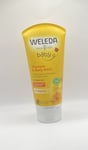 Weleda Calendula Baby Shampoo And Body Wash 200ml 100% Certified Natural Care 6C