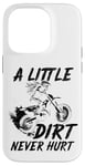 iPhone 14 Pro Women a little dirt never hurt dirt bike motocross girls Case