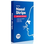 100 Count Nose Strips to Stop Snoring and Relieve Nasal Congestion to Improve Sleeping, Anti Snore Nasal Strips to Help You Breathe Through Your Nose and Improve Sleep for Men and Women