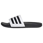 adidas Unisex Adilette Comfort Slides Sneakers, FTWR White/core Black/core Black, 9 UK